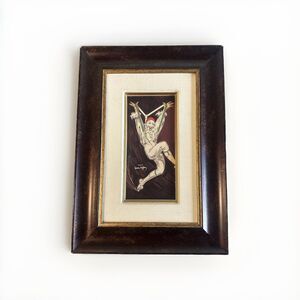 Jean D'Ylen Framed Print FILVER Suspenders Canvas 14.5X20 French Art Deco Circus